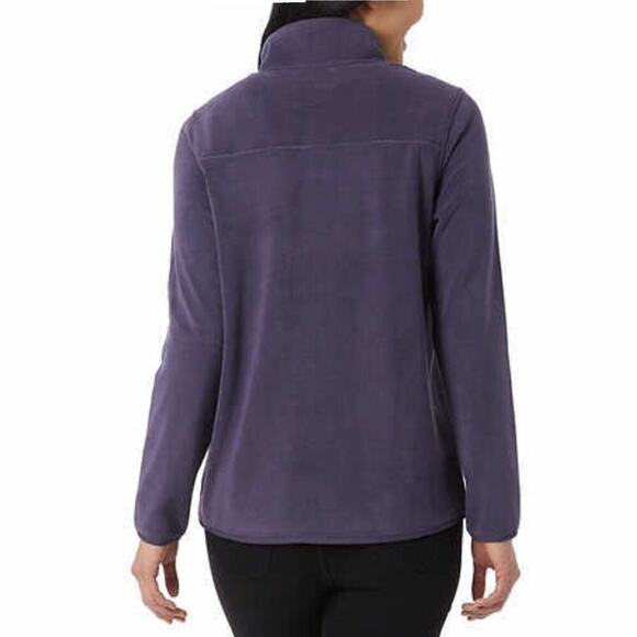 New! 32 Degrees Women's Arctic Soft Fleece Snap Closure Pullover Top Sweatshirt - Picture 3 of 8